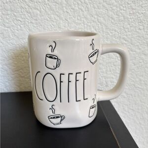 Rae Dunn COFFEE Mug Cup White Farmhouse‎ Style NEW